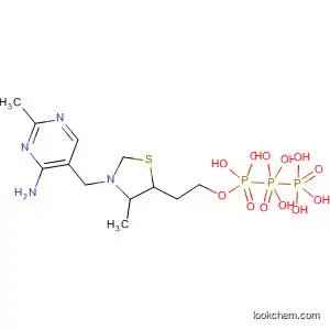 Molecular Structure of 80466-08-6 (Triphosphoric acid,
P-[2-[3-[(4-amino-2-methyl-5-pyrimidinyl)methyl]-4-methyl-5-thiazolidinyl
]ethyl] ester)
