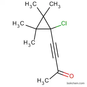 Molecular Structure of 80631-40-9 (3-Butyn-2-one, 4-(1-chloro-2,2,3,3-tetramethylcyclopropyl)-)