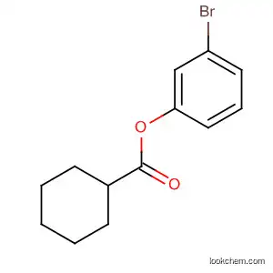 Molecular Structure of 81066-12-8 (Cyclohexanecarboxylic acid, 3-bromophenyl ester)