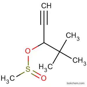 Molecular Structure of 84638-03-9 (Methanesulfinic acid, 1-(1,1-dimethylethyl)-2-propynyl ester)