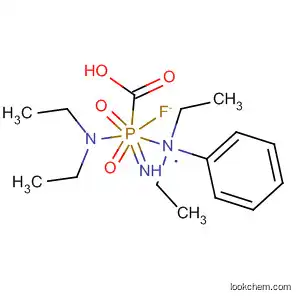 Molecular Structure of 86601-02-7 (Phosphorodiamidimidic fluoride, N,N,N',N'-tetraethyl-N''-phenyl-)