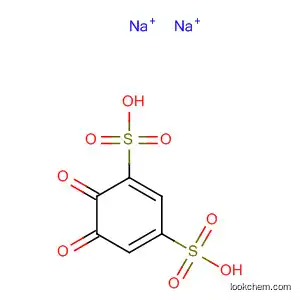 Molecular Structure of 89603-44-1 (1,3-Cyclohexadiene-1,3-disulfonic acid, 5,6-dioxo-, disodium salt)