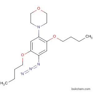 Molecular Structure of 94000-06-3 (Morpholine, 4-(4-azido-2,5-dibutoxyphenyl)-)