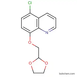 Molecular Structure of 98328-97-3 (Quinoline, 5-chloro-8-(1,3-dioxolan-2-ylmethoxy)-)