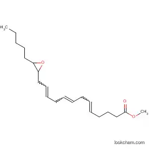 Molecular Structure of 98974-56-2 (5,8,11-Tridecatrienoic acid, 13-(3-pentyloxiranyl)-, methyl ester)