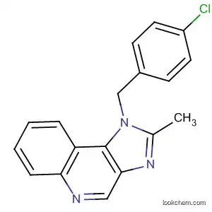 Molecular Structure of 99011-00-4 (1H-Imidazo[4,5-c]quinoline, 1-[(4-chlorophenyl)methyl]-2-methyl-)