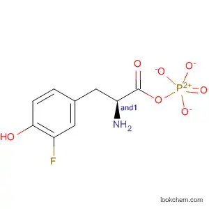 Molecular Structure of 99156-41-9 (DL-Tyrosine, 3-fluoro-, dihydrogen phosphate (ester))