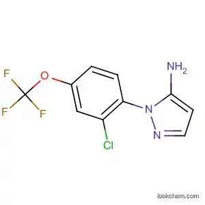 1H-Pyrazol-5-amine, 1-[2-chloro-4-(trifluoromethoxy)phenyl]-