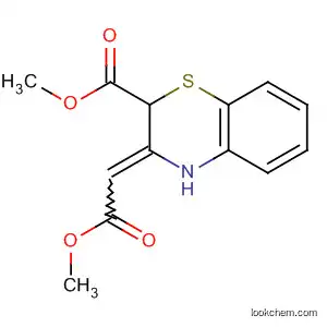 Molecular Structure of 99803-04-0 (2H-1,4-Benzothiazine-2-carboxylic acid,
3,4-dihydro-3-(2-methoxy-2-oxoethylidene)-, methyl ester, (Z)-)