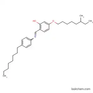 Molecular Structure of 99817-43-3 (Phenol, 5-[(6-methyloctyl)oxy]-2-[[(4-octylphenyl)imino]methyl]-)