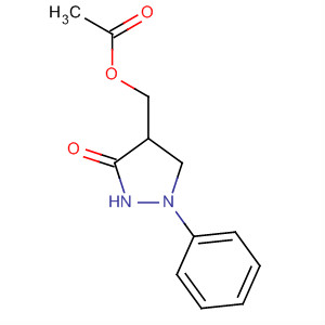 Molecular Structure of 99893-31-9 (3-Pyrazolidinone, 4-[(acetyloxy)methyl]-1-phenyl-)