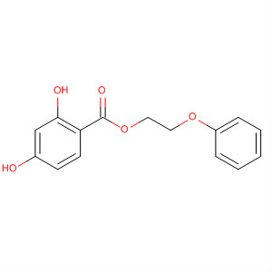 Molecular Structure of 99952-37-1 (Benzoic acid, 2,4-dihydroxy-, 2-phenoxyethyl ester)