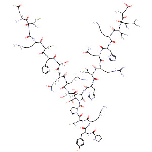 Molecular Structure of 133551-05-0 (Glycine,
L-prolyl-L-tyrosyl-L-lysyl-L-cysteinyl-L-prolyl-L-a-glutamyl-L-cysteinylglycyl-L
-lysyl-L-seryl-L-phenylalanyl-L-seryl-L-glutaminyl-L-lysyl-L-seryl-L-a-aspartyl
-L-leucyl-L-valyl-L-lysyl-L-histidyl-L-glutaminyl-L-arginyl-L-threonyl-L-histidyl-
L-threonyl-)