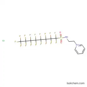 Pyridinium, 1-[2-[[(heptadecafluorooctyl)sulfonyl]amino]ethyl]-, chloride