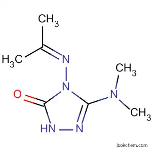 Molecular Structure of 135047-99-3 (3H-1,2,4-Triazol-3-one,
5-(dimethylamino)-2,4-dihydro-4-[(1-methylethylidene)amino]-)