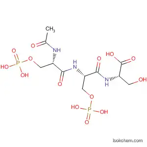 L-Serine, N-[N-(N-acetyl-O-phosphono-L-seryl)-O-phosphono-L-seryl]-