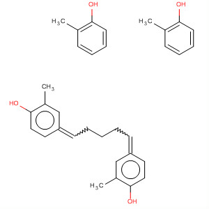 Molecular Structure of 135863-94-4 (Phenol, 4,4',4'',4'''-(1,5-pentanediylidene)tetrakis[2-methyl-)