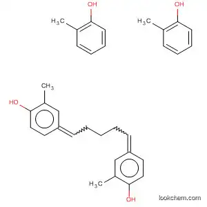Molecular Structure of 135863-94-4 (Phenol, 4,4',4'',4'''-(1,5-pentanediylidene)tetrakis[2-methyl-)