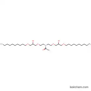 Molecular Structure of 135949-22-3 (Acetamide, N,N-bis[2-[3-(decyloxy)-2-hydroxypropoxy]ethyl]-)