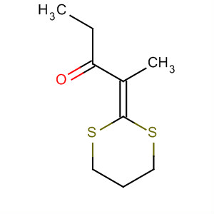 Molecular Structure of 136005-04-4 (3-Pentanone, 2-(1,3-dithian-2-ylidene)-)