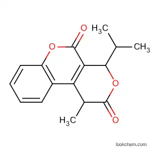 Molecular Structure of 136708-28-6 (2H,5H-Pyrano[3,4-c][1]benzopyran-2,5-dione,
1,4-dihydro-1-methyl-4-(1-methylethyl)-)