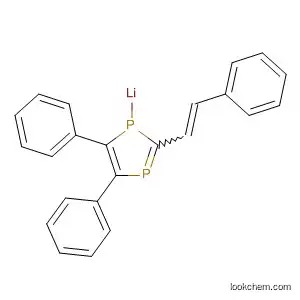 Molecular Structure of 136911-35-8 (1H-1,3-Diphosphole, 4,5-diphenyl-2-(2-phenylethenyl)-, lithium salt)