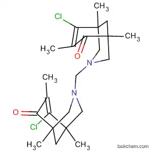 Molecular Structure of 136911-71-2 (3-Azabicyclo[3.3.1]non-7-en-6-one,
3,3'-methylenebis[8-chloro-1,5,7-trimethyl-)