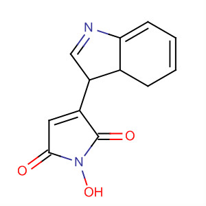 Molecular Structure of 137108-08-8 (1H-Pyrrole-2,5-dione, 1-hydroxy-3,4-di-1H-indol-3-yl-)