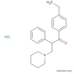 Molecular Structure of 137128-63-3 (1-Propanone, 1-(4-ethylphenyl)-2-phenyl-3-(1-piperidinyl)-,
hydrochloride)
