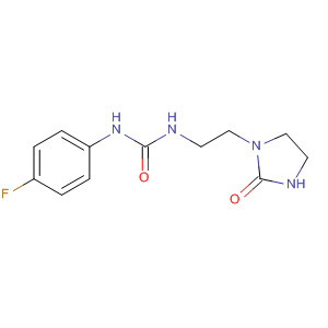 Urea, N-(4-fluorophenyl)-N'-[2-(2-oxo-1-imidazolidinyl)ethyl]-