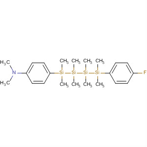 Benzenamine, 4-[4-(4-fluorophenyl)-1,1,2,2,3,3,4,4-octamethyltetrasilanyl]-N,N-dimeth yl-