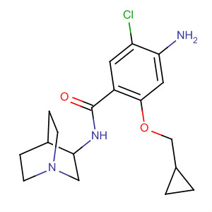 Benzamide, 4-amino-N-1-azabicyclo[2.2.2]oct-3-yl-5-chloro-2-(cyclopropylmethoxy)- , (R)-