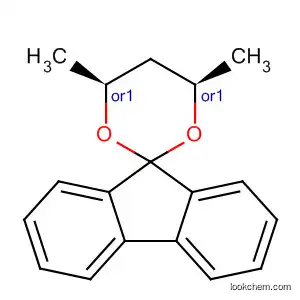 Molecular Structure of 137767-54-5 (Spiro[1,3-dioxane-2,9'-[9H]fluorene], 4,6-dimethyl-, cis-)