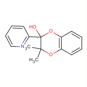 1,4-Benzodioxin-2-ol, 2,3-dihydro-3,3-dimethyl-2-(2-pyridinyl)-