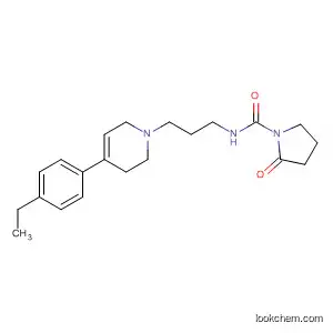 Molecular Structure of 137883-14-8 (1-Pyrrolidinecarboxamide,
N-[3-[4-(4-ethylphenyl)-3,6-dihydro-1(2H)-pyridinyl]propyl]-2-oxo-)
