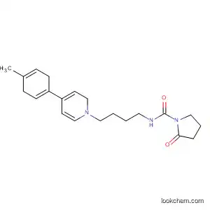 Molecular Structure of 137884-38-9 (1-Pyrrolidinecarboxamide,
N-[4-[3,6-dihydro-4-(4-methylphenyl)-1(2H)-pyridinyl]butyl]-2-oxo-)