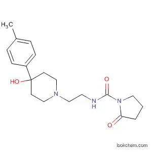 Molecular Structure of 137884-87-8 (1-Pyrrolidinecarboxamide,
N-[2-[4-hydroxy-4-(4-methylphenyl)-1-piperidinyl]ethyl]-2-oxo-)