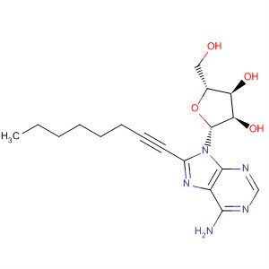 Adenosine, 8-(1-octynyl)-