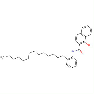 Molecular Structure of 137897-12-2 (2-Naphthalenecarboxamide, 1-hydroxy-N-(2-tetradecylphenyl)-)