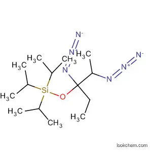 Molecular Structure of 137897-64-4 (Silane, (1,2-diazido-1-ethylpropoxy)tris(1-methylethyl)-)