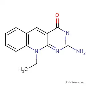 Molecular Structure of 137932-41-3 (Pyrimido[4,5-b]quinolin-4(10H)-one, 2-amino-10-ethyl-)
