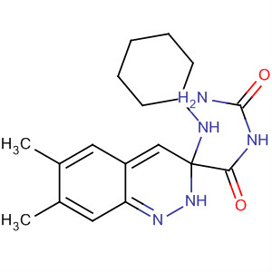 Molecular Structure of 137932-46-8 (2-Quinoxalinecarboxamide,
N-(aminocarbonyl)-3-(cyclohexylamino)-6,7-dimethyl-)