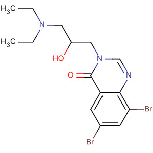 4(3H)-Quinazolinone, 6,8-dibromo-3-[3-(diethylamino)-2-hydroxypropyl]-