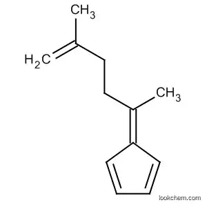 Molecular Structure of 137936-52-8 (1,3-Cyclopentadiene, 5-(1,4-dimethyl-4-pentenylidene)-)