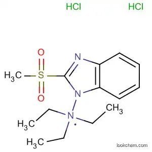 Molecular Structure of 138075-94-2 (1H-Benzimidazole-1-ethanamine, N,N-diethyl-2-(methylsulfonyl)-,
dihydrochloride)