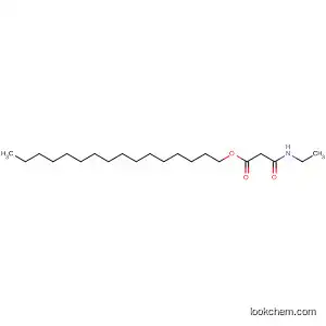 Molecular Structure of 138075-98-6 (Propanoic acid, 3-(ethylamino)-3-oxo-, hexadecyl ester)
