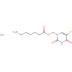 Hexanoic acid, 6-amino-, (5-fluoro-3,4-dihydro-2,4-dioxo-1(2H)-pyrimidinyl)methyl ester, monohydrochloride