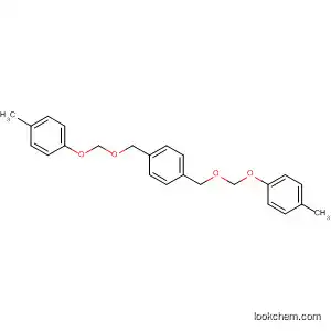 Molecular Structure of 138112-22-8 (Benzene, 1,4-bis[[(4-methylphenoxy)methoxy]methyl]-)