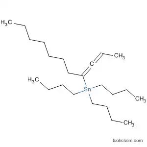 Molecular Structure of 138124-08-0 (Stannane, tributyl[1-(1-propenylidene)octyl]-, (S)-)