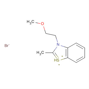Benzothiazolium, 3-(2-methoxyethyl)-2-methyl-, bromide